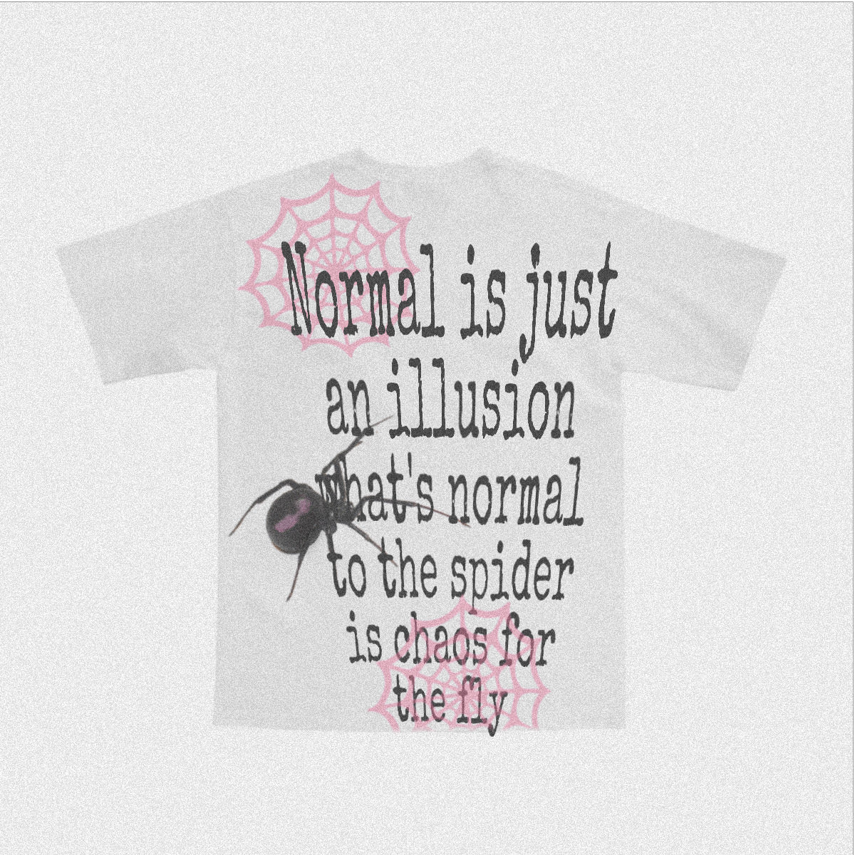 Oversized “spider” graphic tee