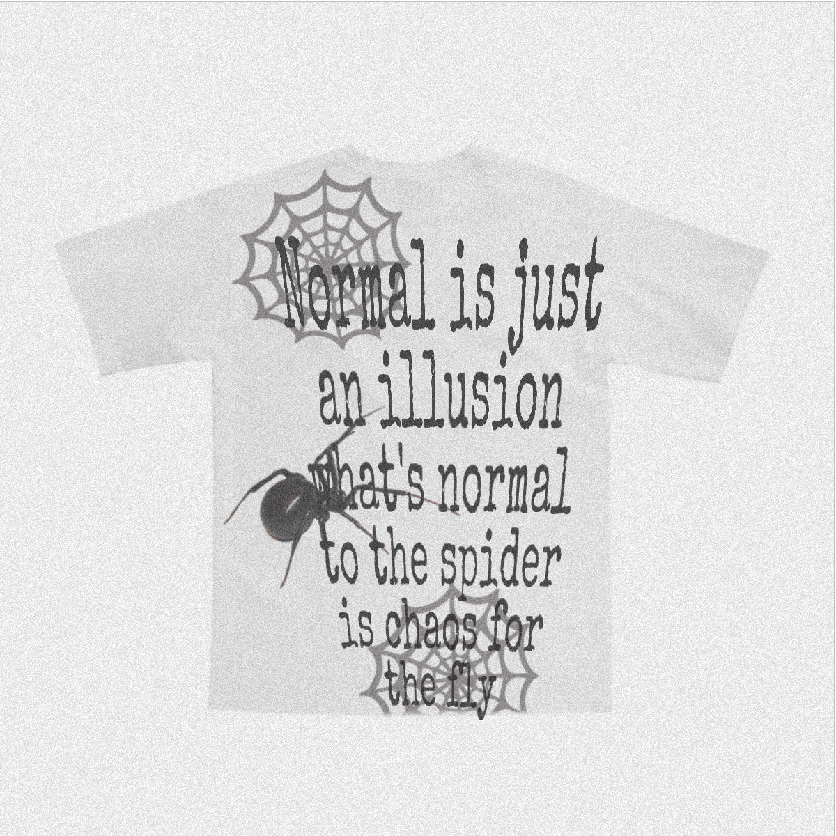 Oversized “spider” graphic tee